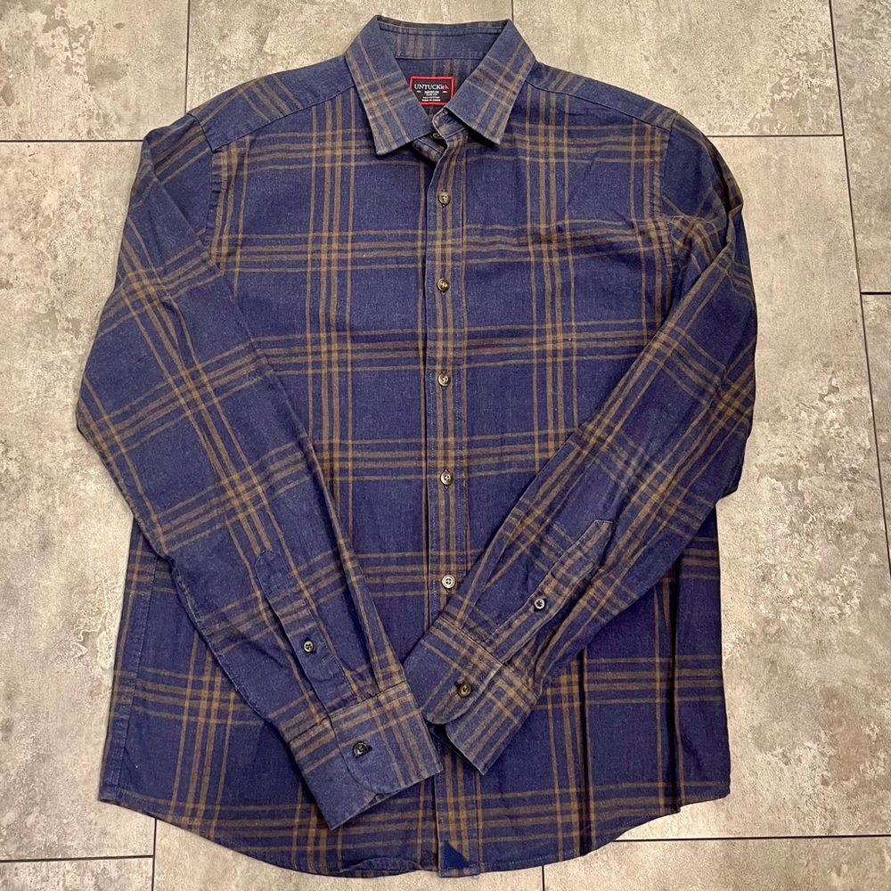 Untuck It Plaid Button Down